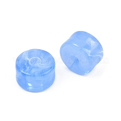 Perles en acrylique opaque bicolores imitant les pierres précieuses&nbsp;AC-CBA3EFE-02I