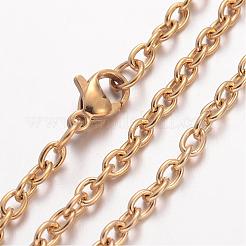 Collar de acero inoxidable 304 con revestimiento iónico (IP)&nbsp;MAK-K004-10G