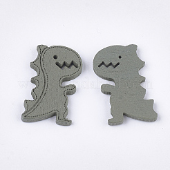 Pendentifs en bois de peuplier peint&nbsp;WOOD-T021-22C