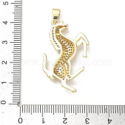 Messing micro pave klare zirkonia anhänger&nbsp;KK-P350-22G