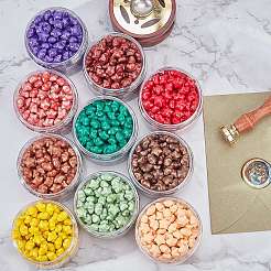 Kits de particules de cire à cacheter pour tampon de sceau rétro&nbsp;DIY-CP0003-54N