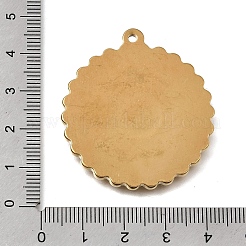 Pendentifs en acier inoxydable 304 émaillés&nbsp;STAS-E520-02A-G