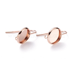 Configuración de pendientes de acero inoxidable 304&nbsp;STAS-O141-02RG