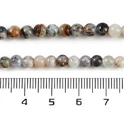 Natürliche weiße afrikanische Opalkorne Stränge&nbsp;G-H062-A06-05