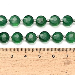 Stränge aus natürlichen grünen Chalcedonperlen&nbsp;GG-NH0004-B01