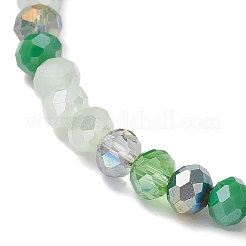5 bracelet à breloques en alliage avec trèfle&nbsp;BJEW-JB11727