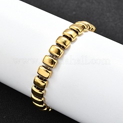 Braccialetti a catena rettangolare in acciaio inossidabile 304 per donna&nbsp;BJEW-R022-01G