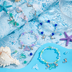 Kit para hacer pulseras con temática oceánica&nbsp;DIY-SC0024-75