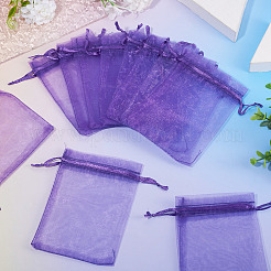 50 stücke organza taschen schmuck lagerung beutel hochzeit favor partei mesh kordelzug geschenk&nbsp;OP-TA0001-16A