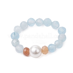 Schmucksets aus weißer Jade&nbsp;SJEW-JS01338