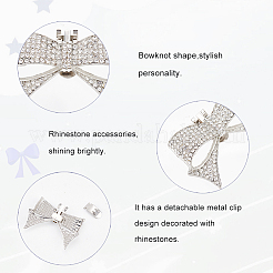 Legierte Strass-Schuhdekorationen&nbsp;DIY-FG0003-79P