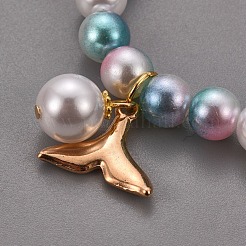Ensembles de bracelets et de bijoux de collier en perles synthétiques&nbsp;SJEW-JS01053-01
