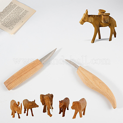 Schnitzmesser aus rostfreiem Stahl&nbsp;TOOL-WH0118-20