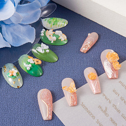 6 stücke 6 stile diy blume & tier & herzform nail art ornament silikonformen&nbsp;DIY-TA0004-22