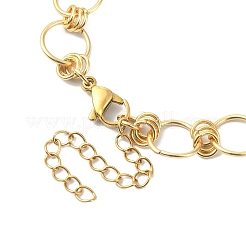Bracelet chaîne à maillons en acier inoxydable 304&nbsp;BJEW-TA00334-03