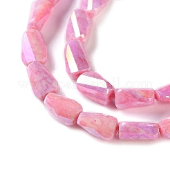 Colliers de perles de verre teintées à effet ombré&nbsp;GLAA-I059-01E