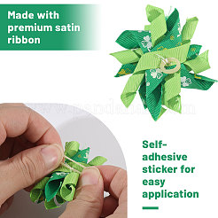 12 pièce 6 styles de décorations en polyester pour la Saint-Patrick&nbsp;AJEW-BC0010-71