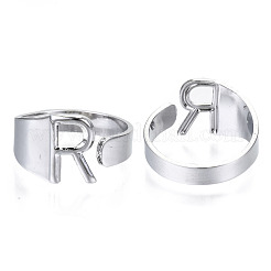 Legierung Manschettenfingerringe&nbsp;RJEW-S038-195R-P-NR