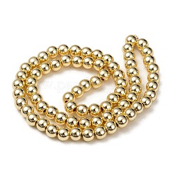 Chapelets de perles en hématite synthétique sans magnétiques&nbsp;G-Q466-6mm-01