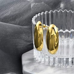 Pendientes de acero inoxidable 304 para mujer&nbsp;STAS-Z111-08G-02