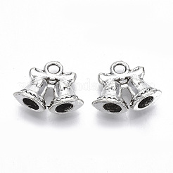 Pendentifs en alliage de style tibétain&nbsp;TIBE-N010-27AS-RS
