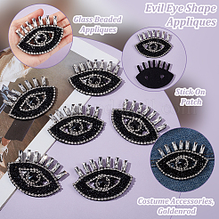 Appliques en forme de mauvais œil&nbsp;DIY-WH0401-33