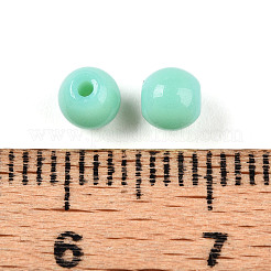 Perle di vetro di colore solido opaco&nbsp;X1-GLAA-N007-4mm-A04
