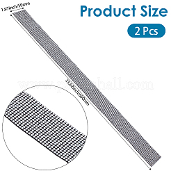 2 adesivo antiscivolo per portiera auto con colla in resina e strass&nbsp;AJEW-GF0013-31B
