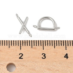 26 Stück 26 Stile 304 Edelstahl Initialen Verbinder Charms&nbsp;STAS-L022-517P