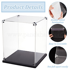 Vitrine für Minifiguren aus transparentem Acryl&nbsp;ODIS-WH0043-92B