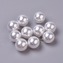 Pendentifs imitation résine&nbsp;RESI-WH0008-17A