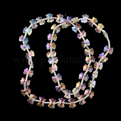 Perles en verre electroplate&nbsp;EGLA-F163-01-FR01