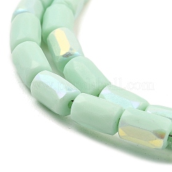 Mattierte Glasperlenstränge aus Jadeimitat&nbsp;GLAA-P058-07A-10