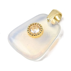 Pendentifs en pierre naturelle & synthétique mixte&nbsp;G-C282-03