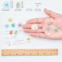 Kit fai da te per realizzare orecchini a forma di fiore&nbsp;DIY-SC0011-94