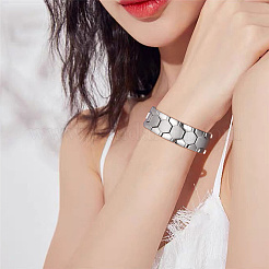 Uhrenarmbänder mit Panther-Kette aus Edelstahl&nbsp;JB673A