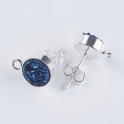Accessoires de clous d'oreilles en laiton&nbsp;KK-E748-B