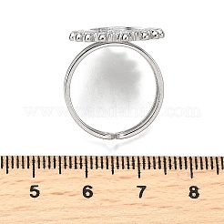 Accesorios para anillos de puño de acero inoxidable 304 resistentes al deslustre&nbsp;LS-PW-WG41752-02