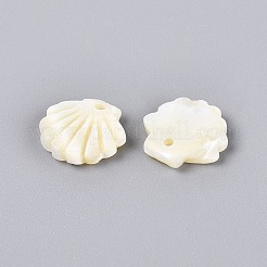 Ciondoli intagliati in conchiglia di troco naturale&nbsp;SHEL-Q028-09