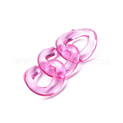 Transparentem Acryl Verknüpfung Ringe&nbsp;MACR-S373-99-B03