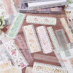 3 ensemble de 3 blocs de papier de scrapbooking en dentelle creuse de couleurs&nbsp;DIY-CP0008-93B
