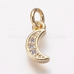 Ciondoli di zirconi in ottone&nbsp;KK-P134-15
