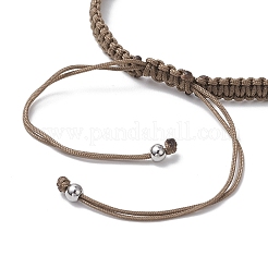 Bracciali da donna con perline intrecciate con conchiglia di ciprea naturale&nbsp;BJEW-JB11765-02