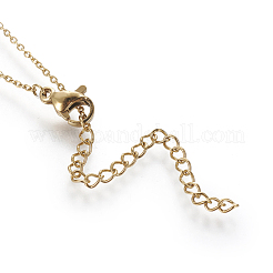Colliers avec pendentif en laiton&nbsp;NJEW-I230-08