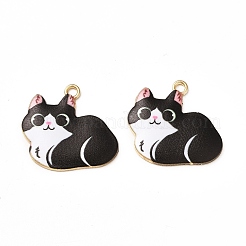 Pendentifs d'émail en alliage&nbsp;ENAM-M046-11G-A