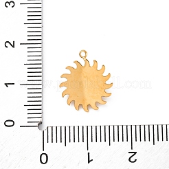 Breloques solaires en œil de tigre naturel&nbsp;STAS-I331-30G
