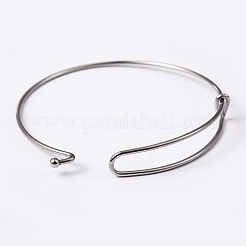 Bracelet extensible réglable en acier inoxydable 304 résistant au ternissement&nbsp;LS-BJEW-L604-09P