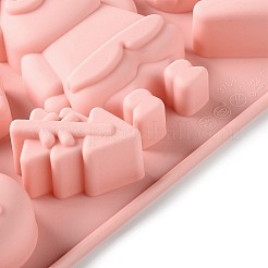 Weihnachtskuchen DIY lebensmittelechte Silikonstatuenform&nbsp;DIY-K075-12