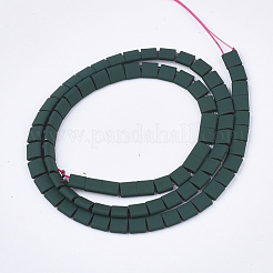 Perle di ematite sintetica non magnetica verniciate a spruzzo&nbsp;G-T116-07-14