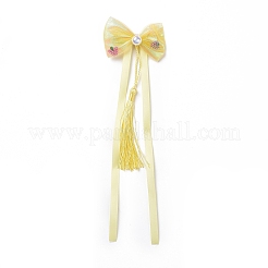 Fermaglio per capelli in alligatore a nastro lungo bowknot&nbsp;PHAR-D013-03B